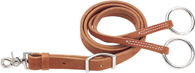 Weaver Leather Leather Training Fork, Girth Attachment Russet, 1" x 28" - Hooves and Paws