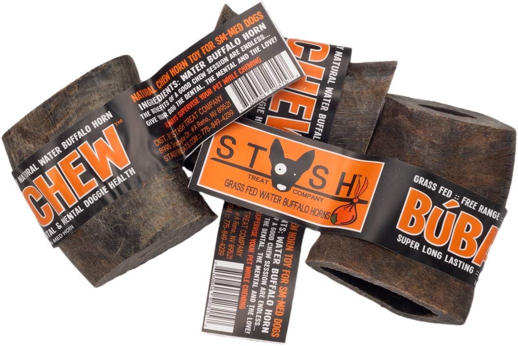 Buba Chew Natural Water Buffalo Horn - Small (Sell out)