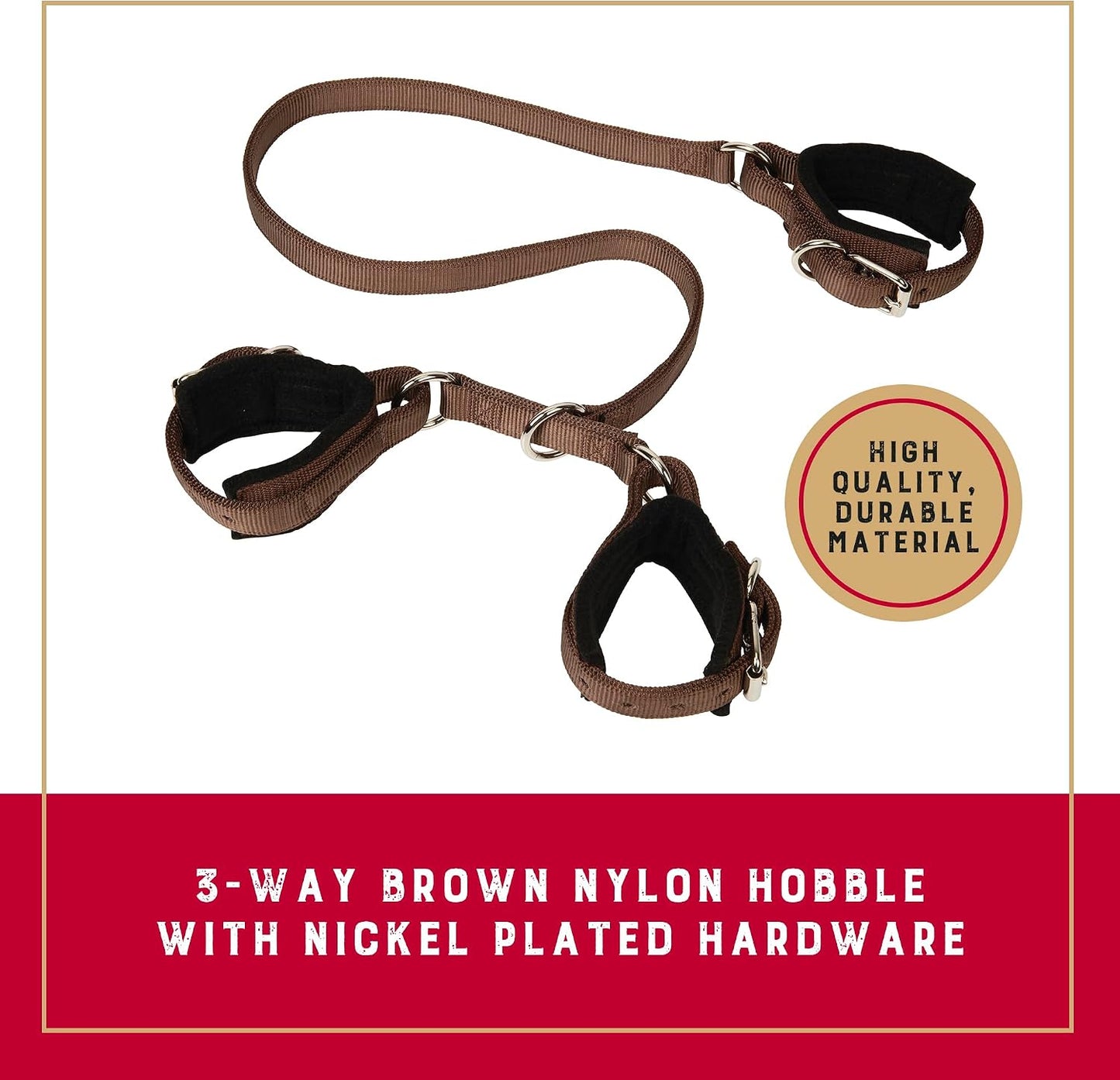 Weaver Leather 3-Way Felt-Lined Horse Hobbles
