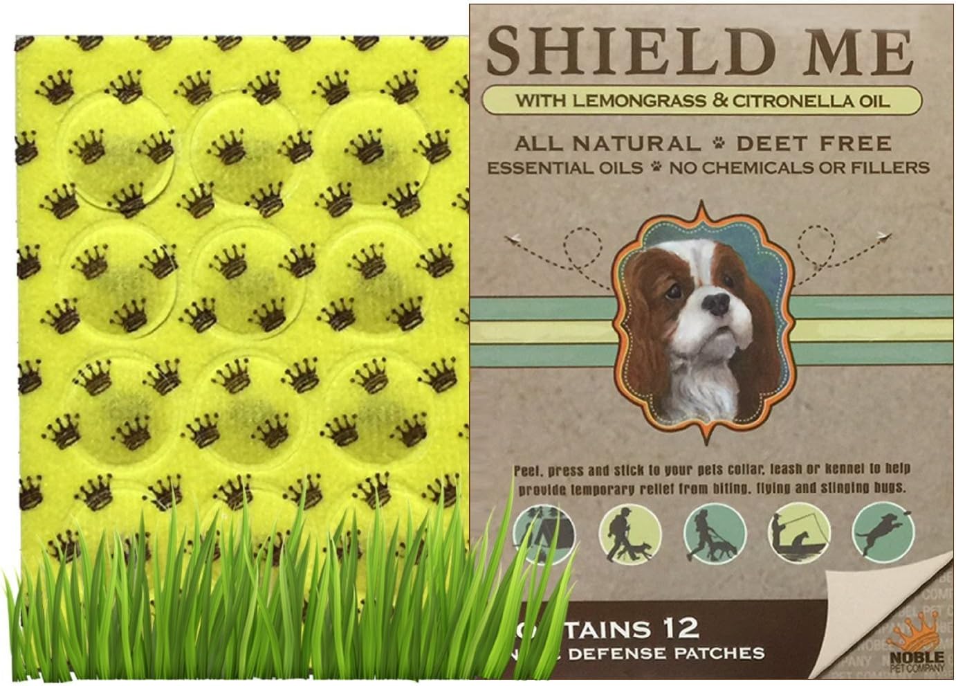Pet Shield Me Insect Defense with Essential Oils (Patches - 12 pack) (Sell out)