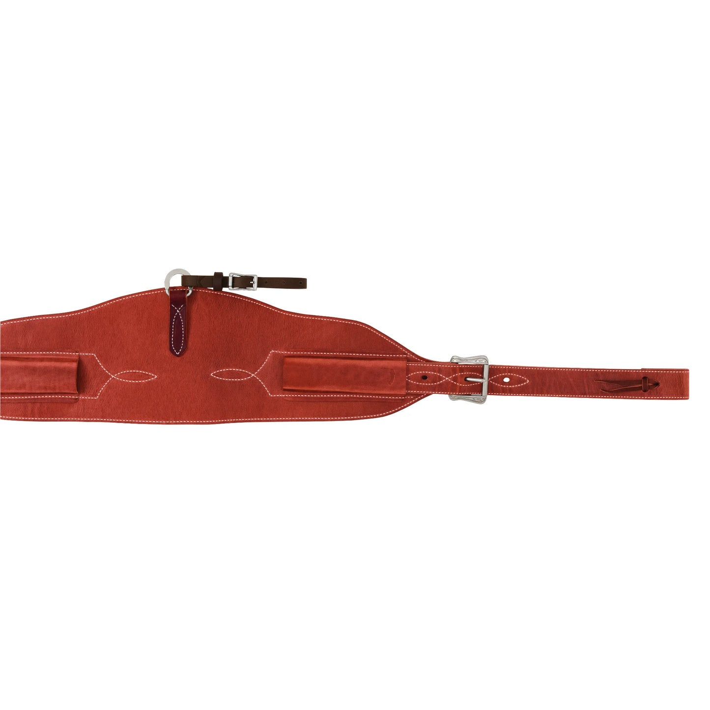 Weaver 8-Inch Heavy Duty Complete Roper Back Cinch Set with Billets and Connector Strap - 8-Inch Width