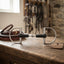 Lifestyle photo of Shires Hunter Dee Horse Bit with Rubber Jointed Mouth - Stainless Steel