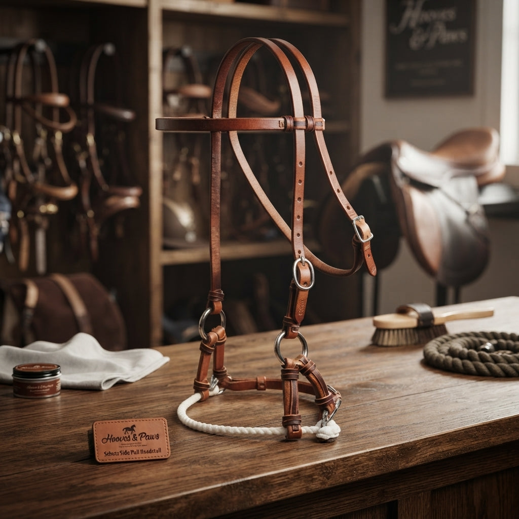 Lifestyle photo of Professional's Choice Schutz Single Nose Side Pull Headstall