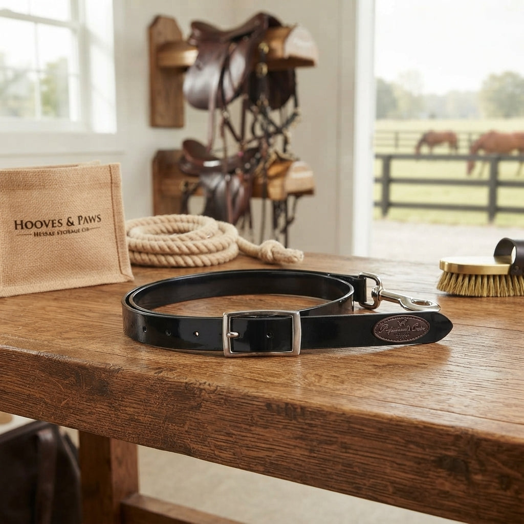 Lifestyle photo of Professional's Choice 1" Biothane Tie Down Strap - Durable Waterproof Weatherproof Black