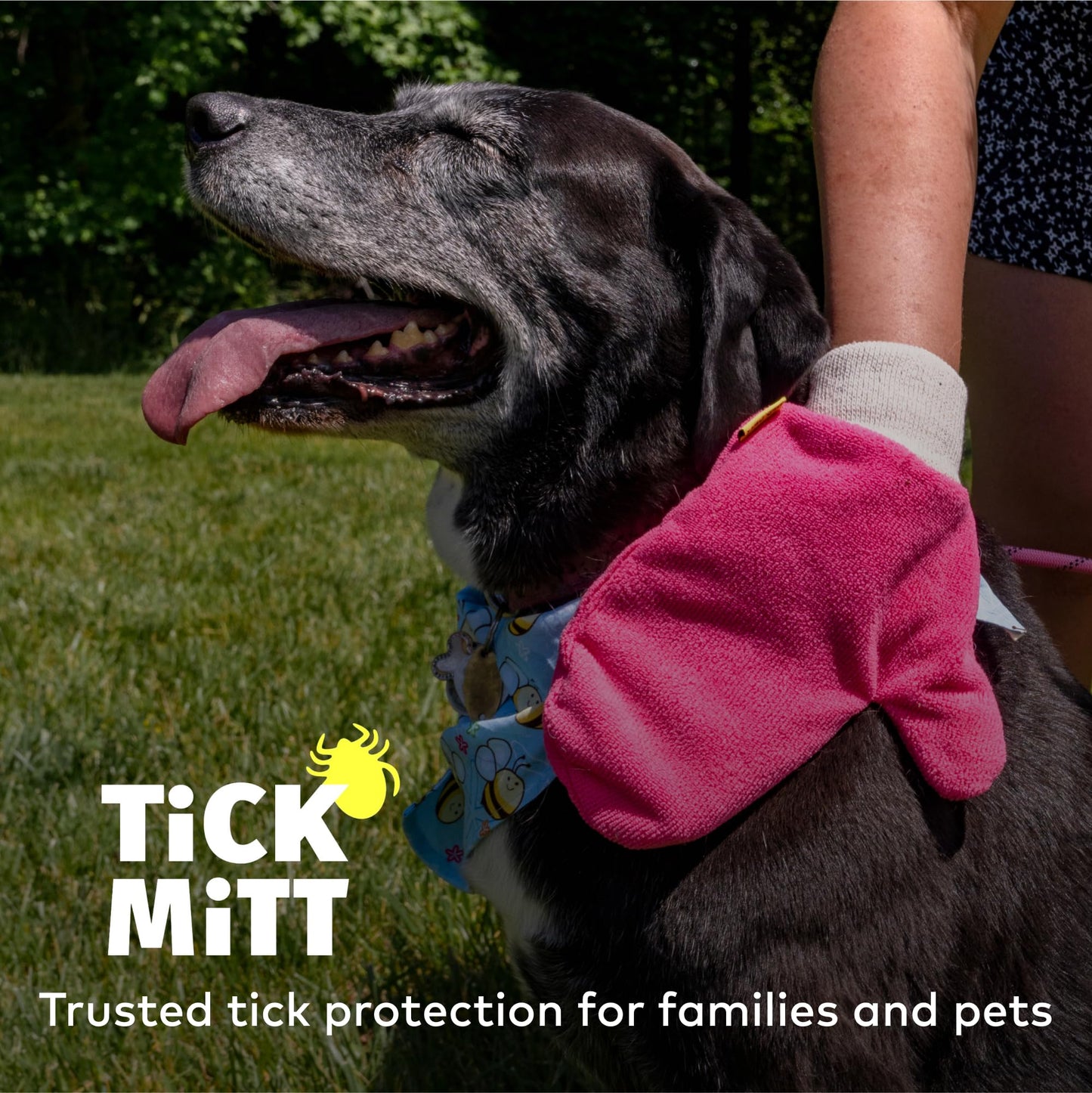 TiCK MiTT Tick Removal Glove for Humans & Pets - Safely Remove Ticks Effortlessly, Chemical-Free, Durable, Portable Tick Management Tool for Outdoor Adventures & Everyday Use | Safely Remove Ticks Effortlessly, Chemical-Free, Durable, Portable Tick