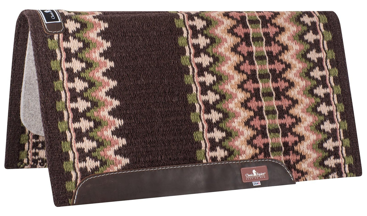 Classic Equine Wool Top 3/4-inch Saddle Pad