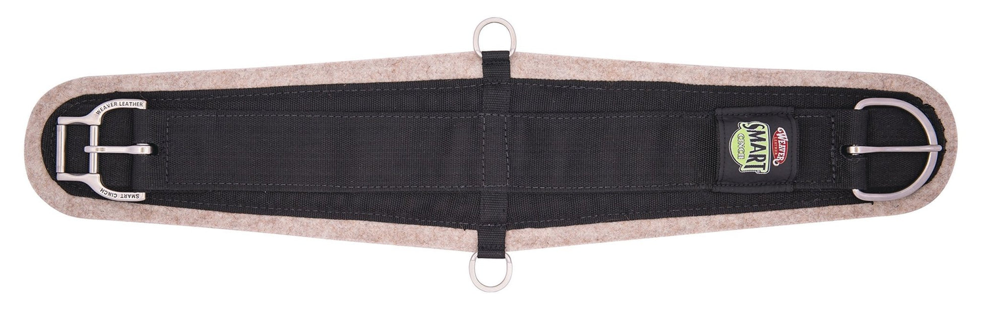 Weaver Leather Wool Blend Felt Lined Smart Cinch - Hooves and Paws