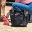 Classic Equine Arena Ready Gear Bag - 18.5" x 14" x 7" Ventilated Mesh Boot Tote & Ringside Tack Organizer with 6 Pockets