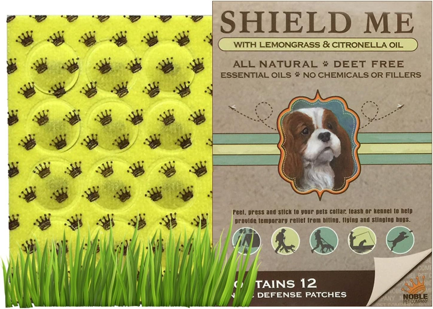 Pet Shield Me Insect Defense with Essential Oils (Patches - 12 pack) (Sell out)