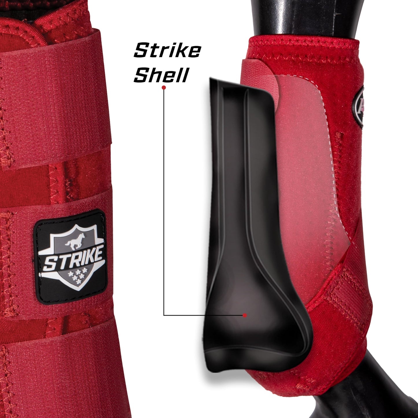 Professional's Choice Strike Front Sports Medicine Horse Boots - Brrr Cooling & TPU Impact Protection - Multiple Sizes