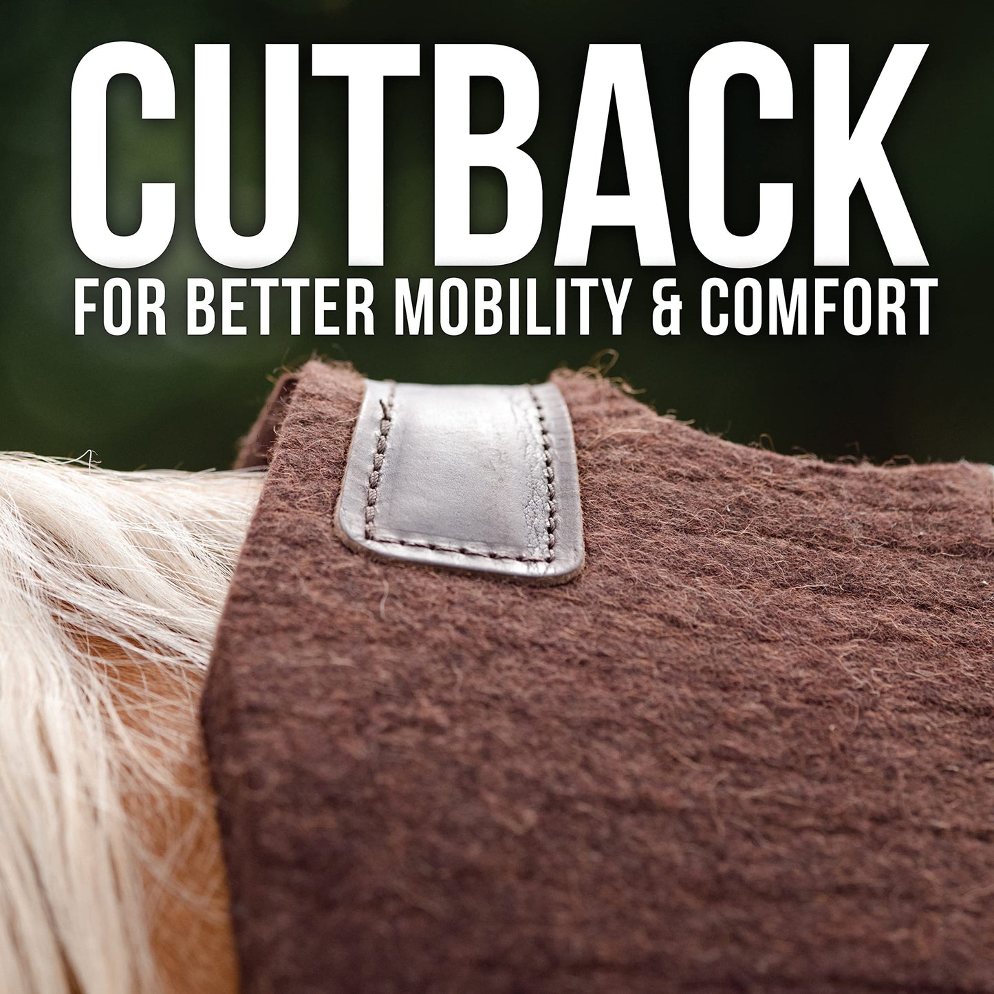 Professional's Choice 100% Wool Felt Contoured Saddle Pad - Pressure Relief & Comfort