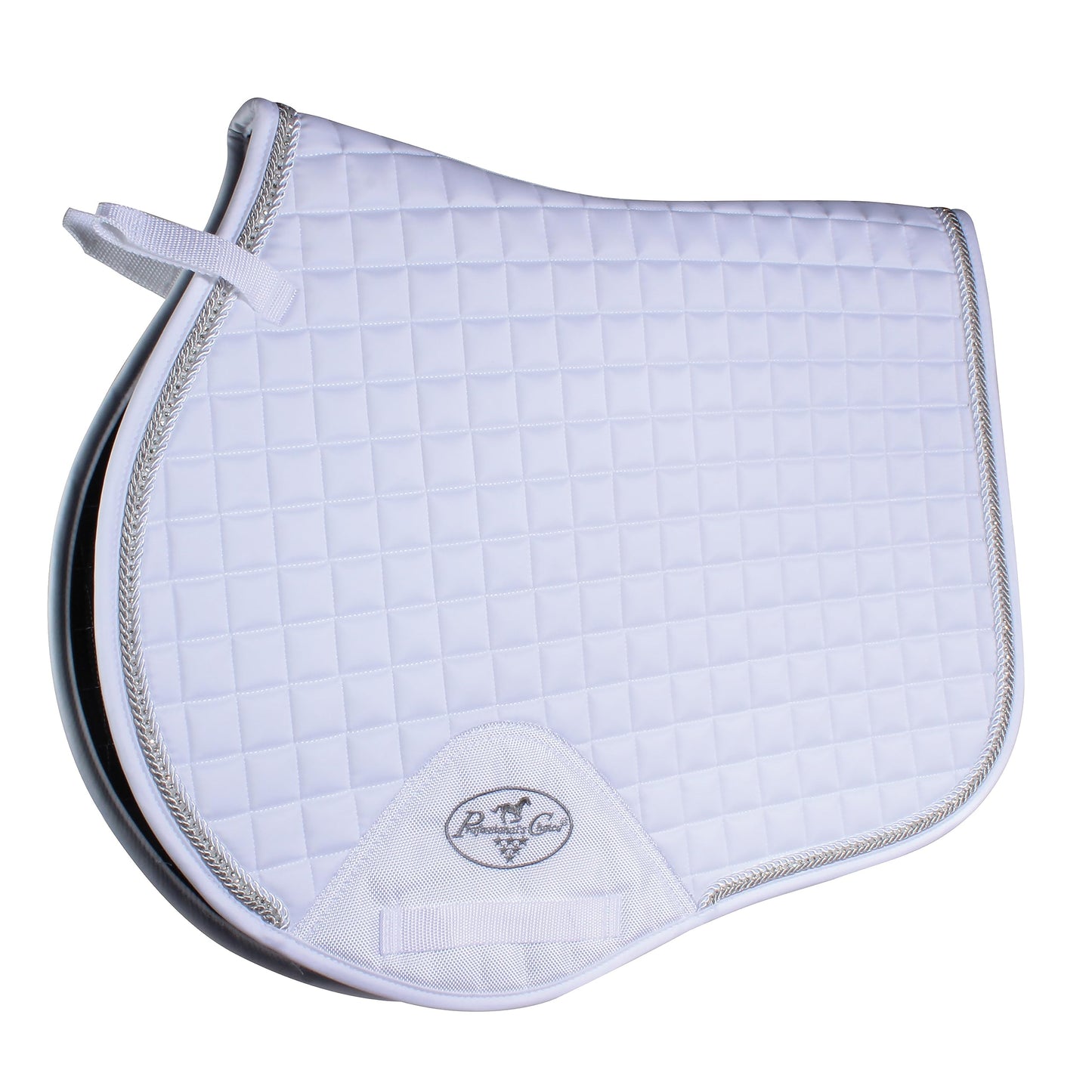 Professional's Choice VenTECH Satin English Jump Saddle Pad - Breathable Non-Slip - 21.5" Spine x 20.5" Drop