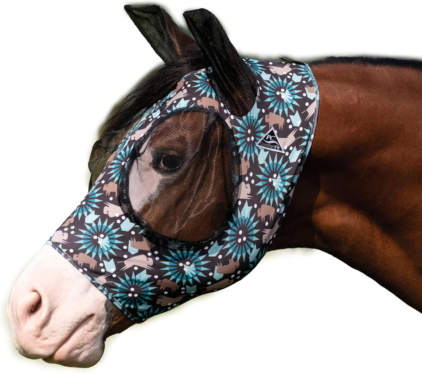 Professional's Choice Comfort-Fit Fly Mask Bison (Sell out)
