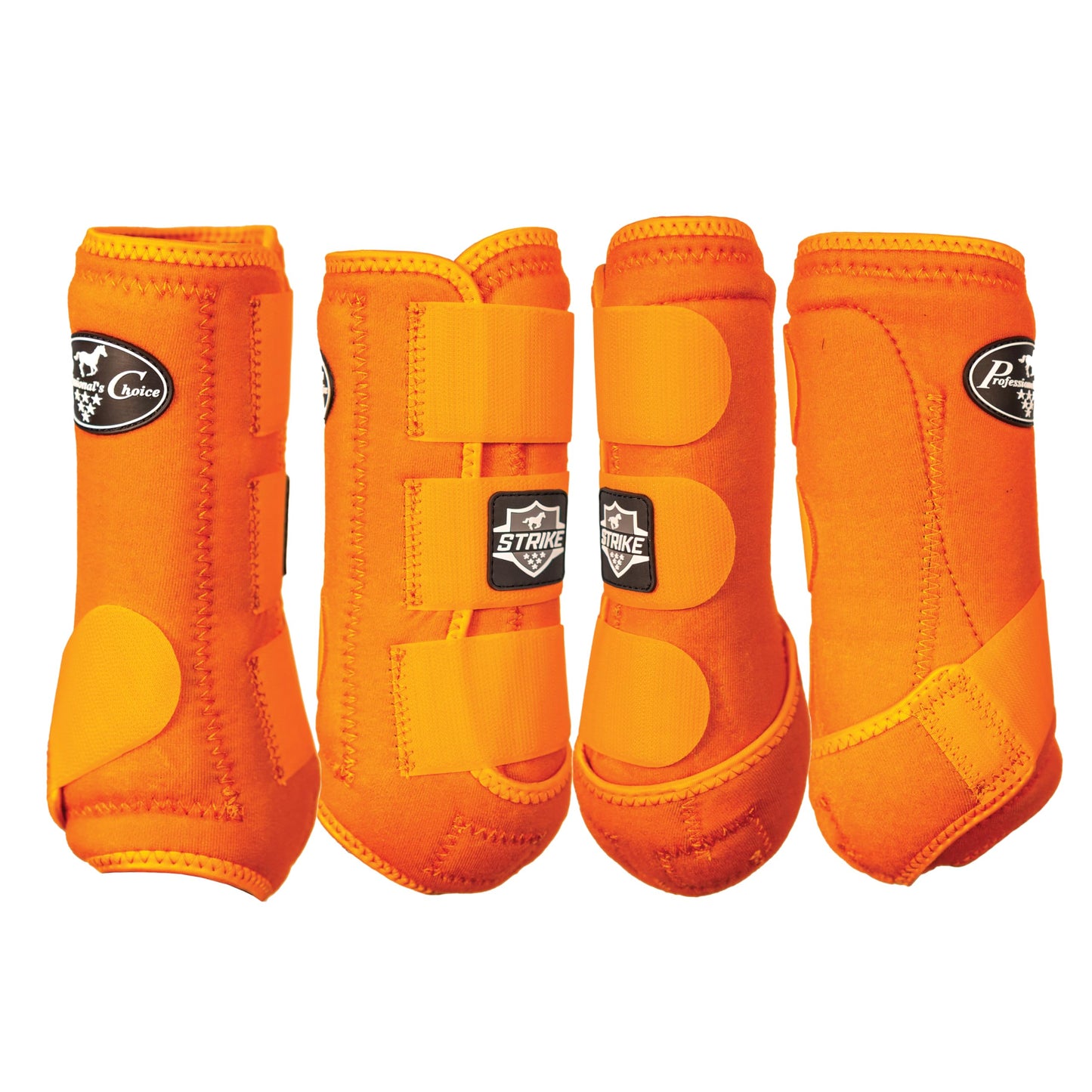 Professional's Choice Strike Sports Medicine Horse Boots (4-Pack) - 2XCool Lining & TPU Strike Shell - Multiple Sizes
