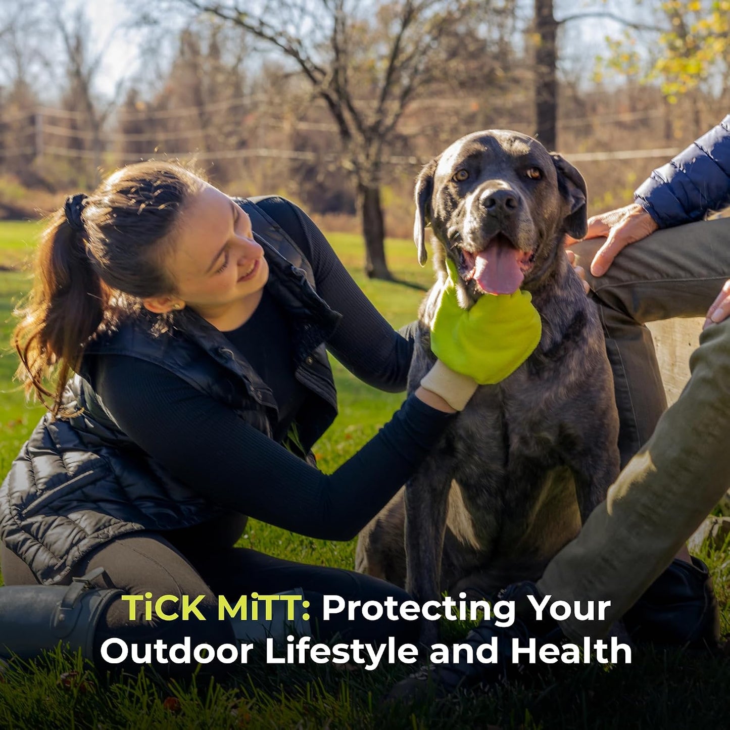 TiCK MiTT Tick Removal Glove for Humans & Pets - Safely Remove Ticks Effortlessly, Chemical-Free, Durable, Portable Tick Management Tool for Outdoor Adventures & Everyday Use | Safely Remove Ticks Effortlessly, Chemical-Free, Durable, Portable Tick