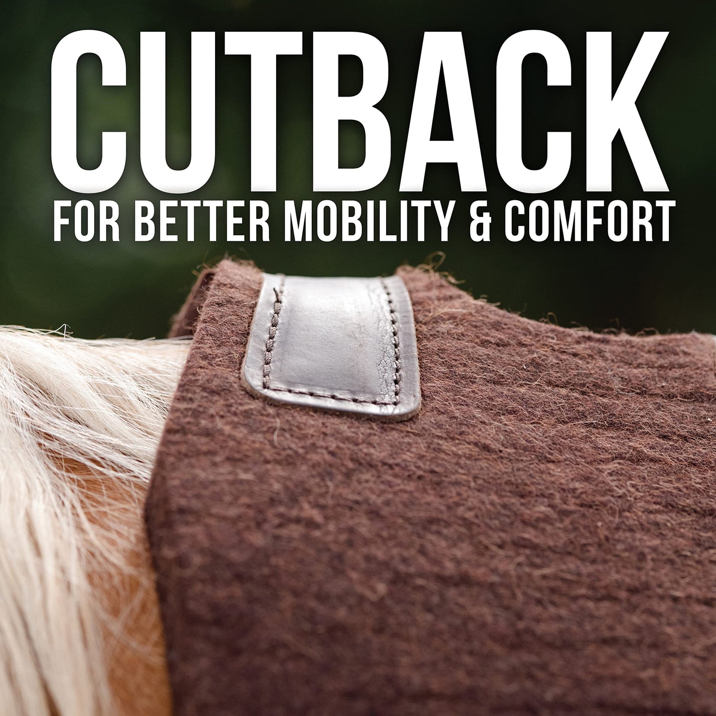 Professional's Choice 100% Wool Felt Contoured Saddle Pad - Pressure Relief & Comfort