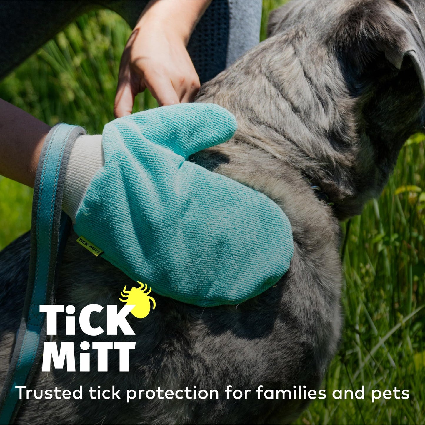 TiCK MiTT Tick Removal Glove for Humans & Pets - Safely Remove Ticks Effortlessly, Chemical-Free, Durable, Portable Tick Management Tool for Outdoor Adventures & Everyday Use | Safely Remove Ticks Effortlessly, Chemical-Free, Durable, Portable Tick