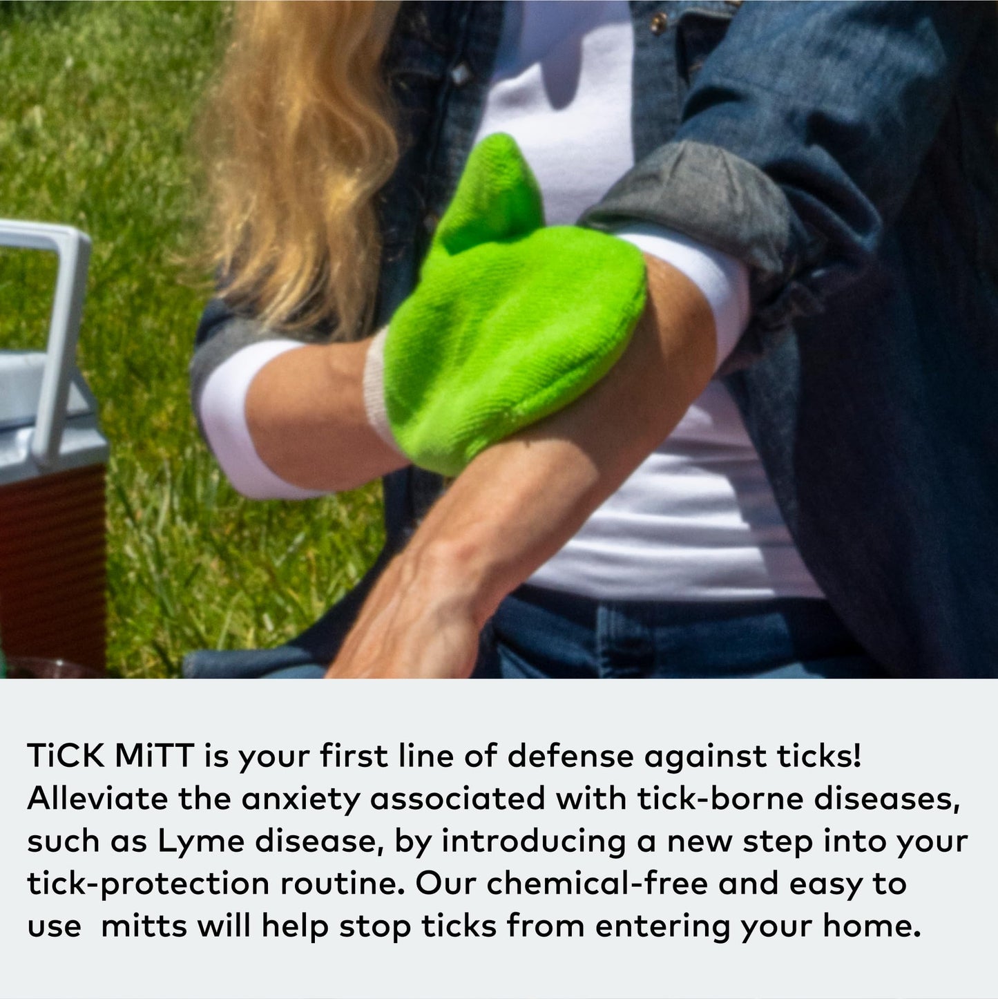 TiCK MiTT Tick Removal Glove for Humans & Pets - Safely Remove Ticks Effortlessly, Chemical-Free, Durable, Portable Tick Management Tool for Outdoor Adventures & Everyday Use | Safely Remove Ticks Effortlessly, Chemical-Free, Durable, Portable Tick