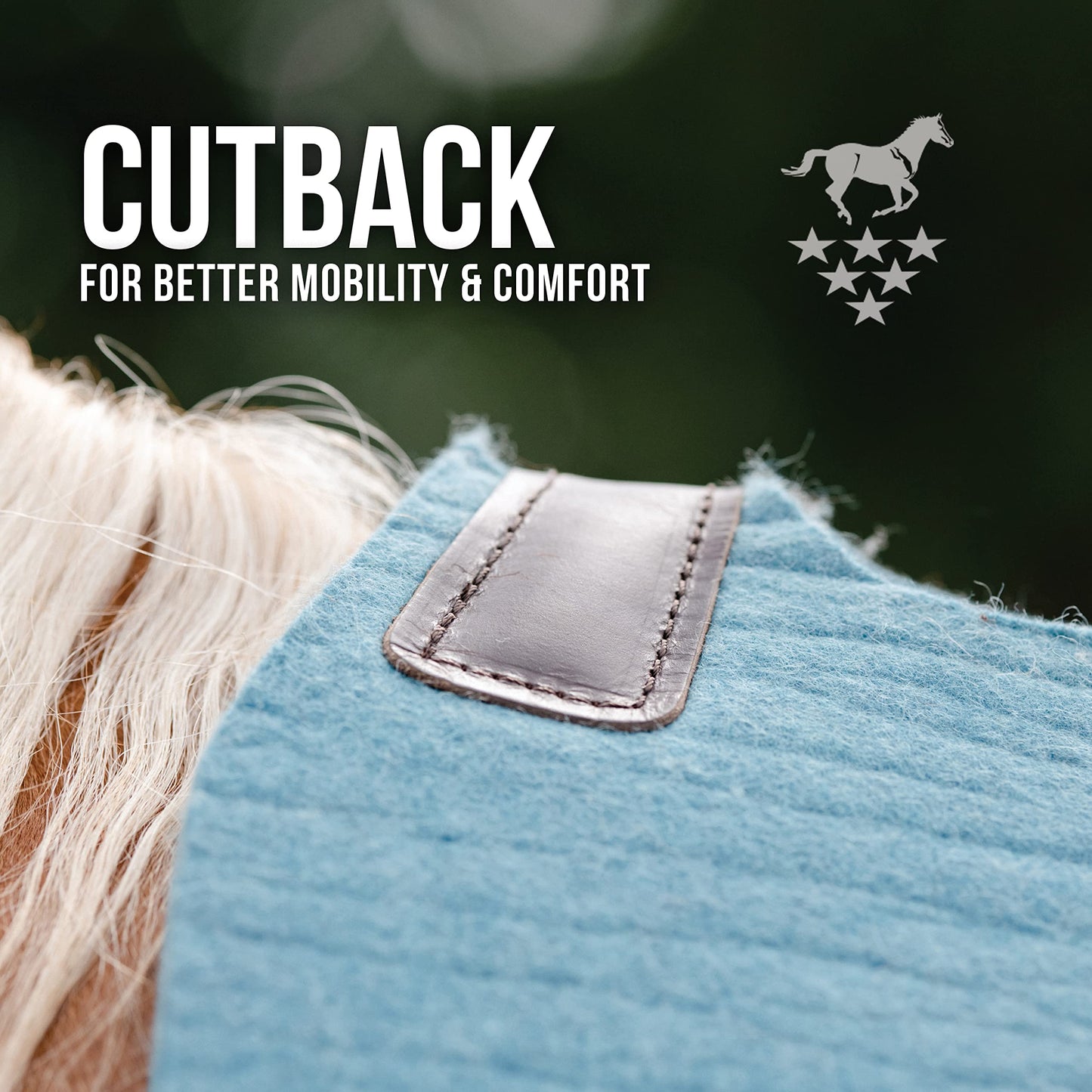 Professional's Choice 100% Wool Felt Contoured Saddle Pad - Pressure Relief & Comfort