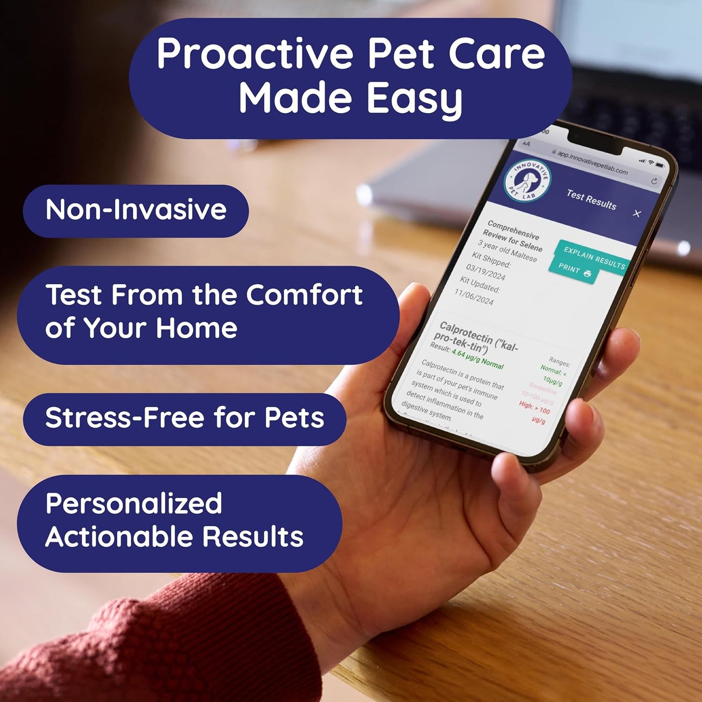 Gut Test Kit – Non-Invasive & Fast Results - Vet Trusted - Easy at-Home Stool Test