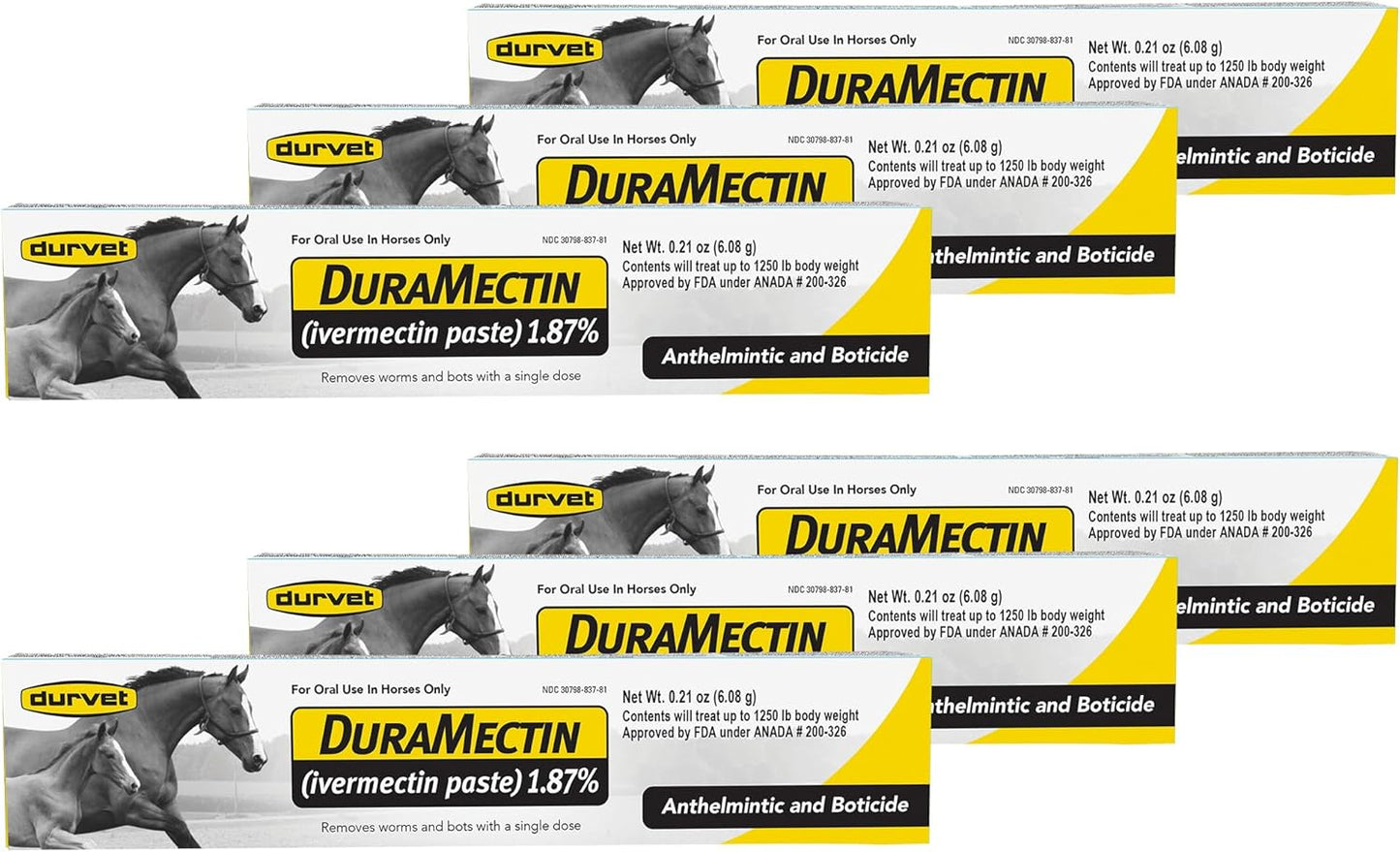 Duramectin Paste 6.08gm, 6 Count