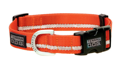 Weaver Leather Terrain D.O.G. Reflective Snap - n - Go Collar - Hooves and Paws