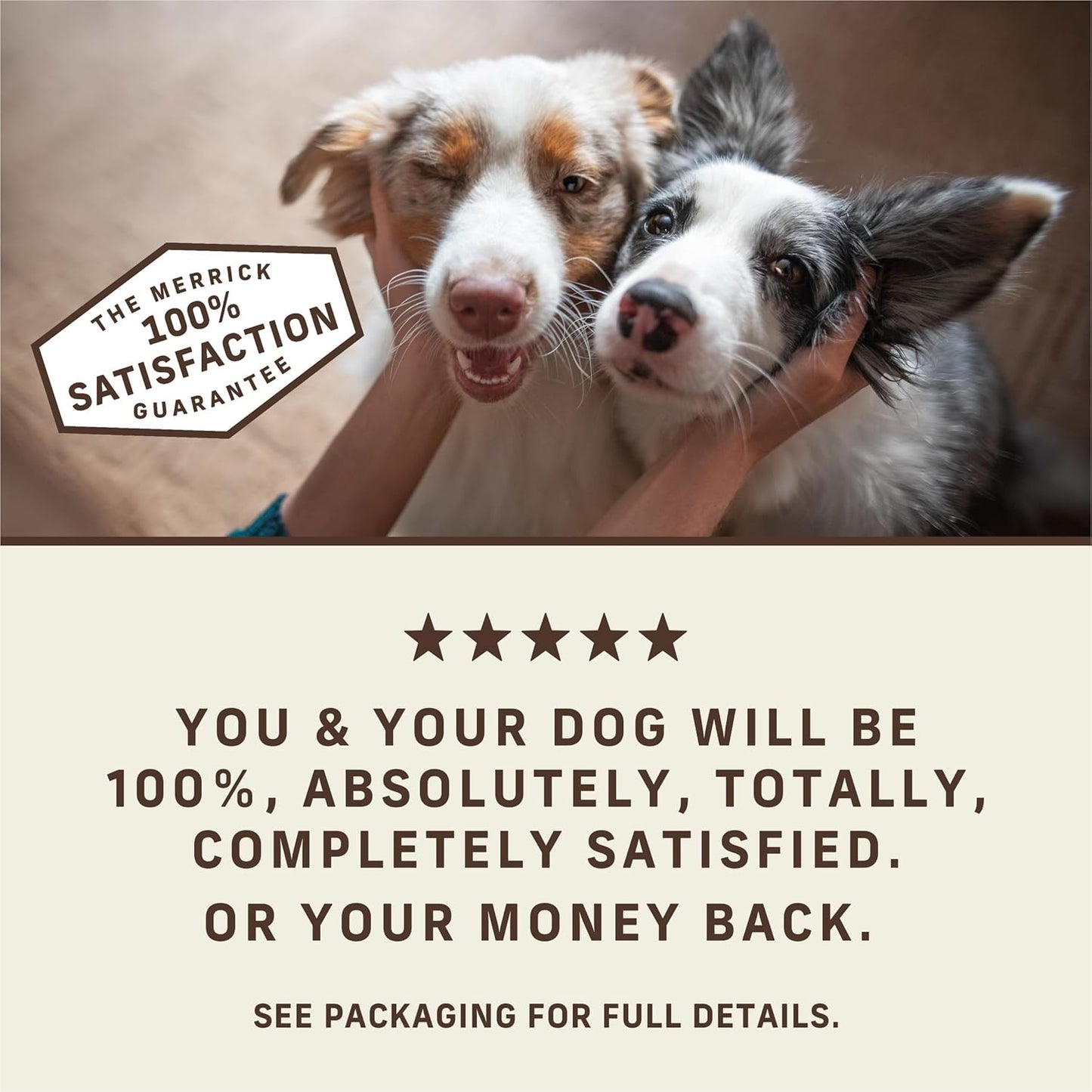 Merrick Power Bites Natural Soft And Chewy Real Meat Dog Treats, Grain Free Snack, Real Turducken Recipe - 6 oz. Bag (Sell out)