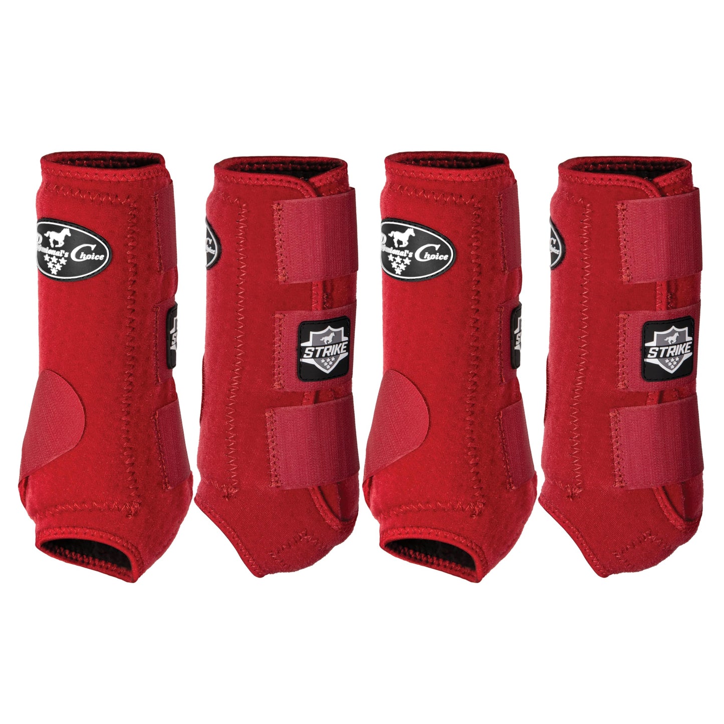 Professional's Choice Strike Sports Medicine Horse Boots (4-Pack) - 2XCool Lining & TPU Strike Shell - Multiple Sizes