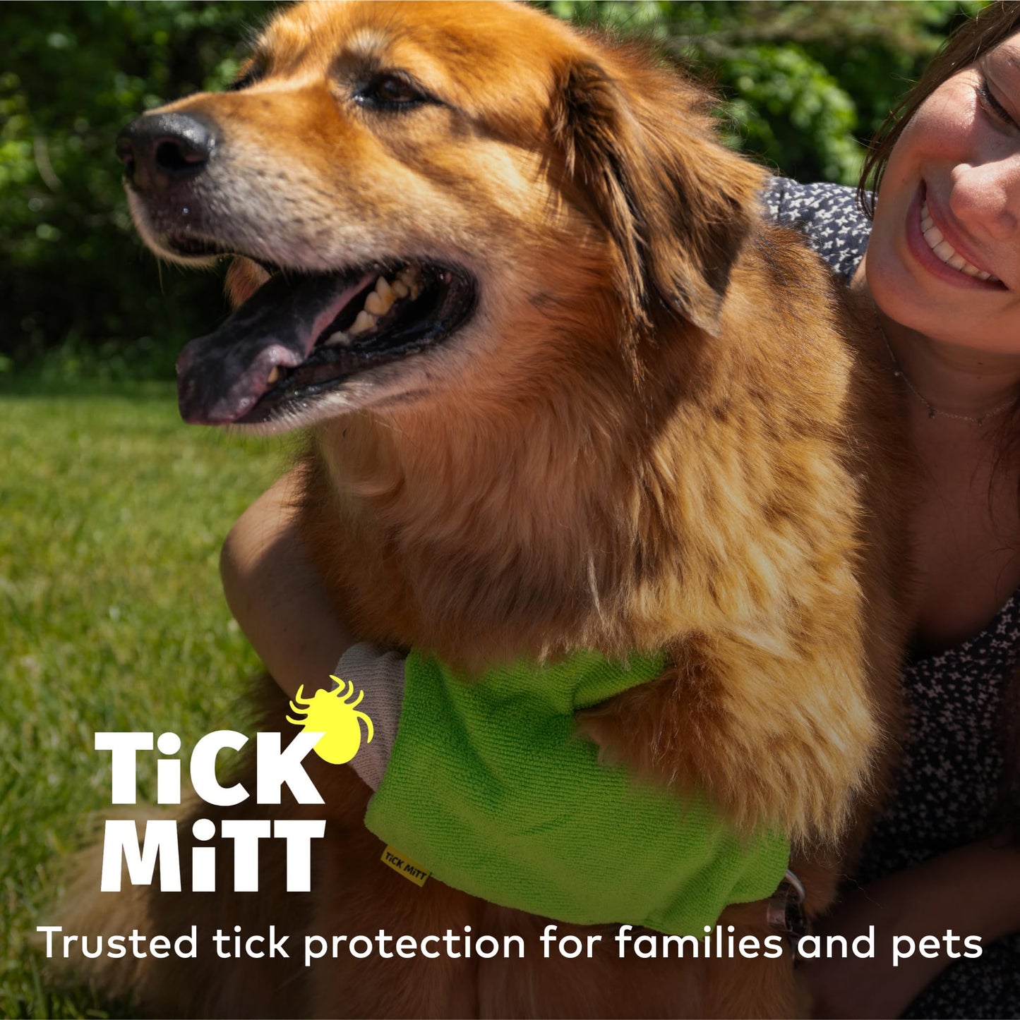 TiCK MiTT Tick Removal Glove for Humans & Pets - Safely Remove Ticks Effortlessly, Chemical-Free, Durable, Portable Tick Management Tool for Outdoor Adventures & Everyday Use | Safely Remove Ticks Effortlessly, Chemical-Free, Durable, Portable Tick
