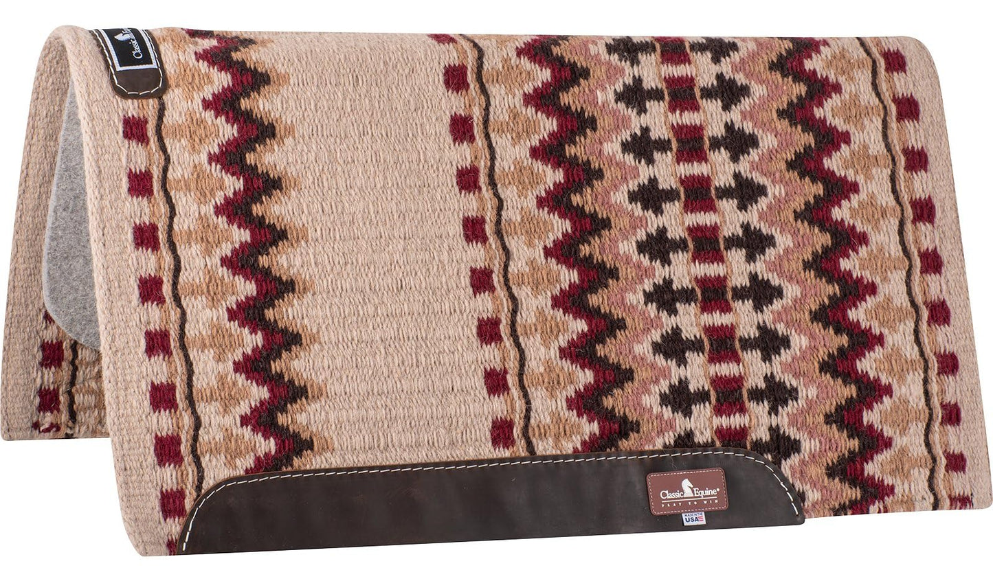 Classic Equine Wool Top 3/4-inch Saddle Pad