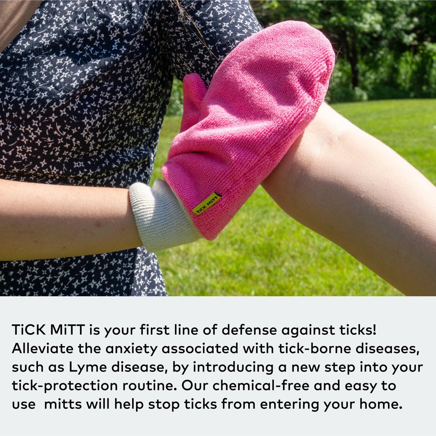 TiCK MiTT Tick Removal Glove for Humans & Pets - Safely Remove Ticks Effortlessly, Chemical-Free, Durable, Portable Tick Management Tool for Outdoor Adventures & Everyday Use | Safely Remove Ticks Effortlessly, Chemical-Free, Durable, Portable Tick