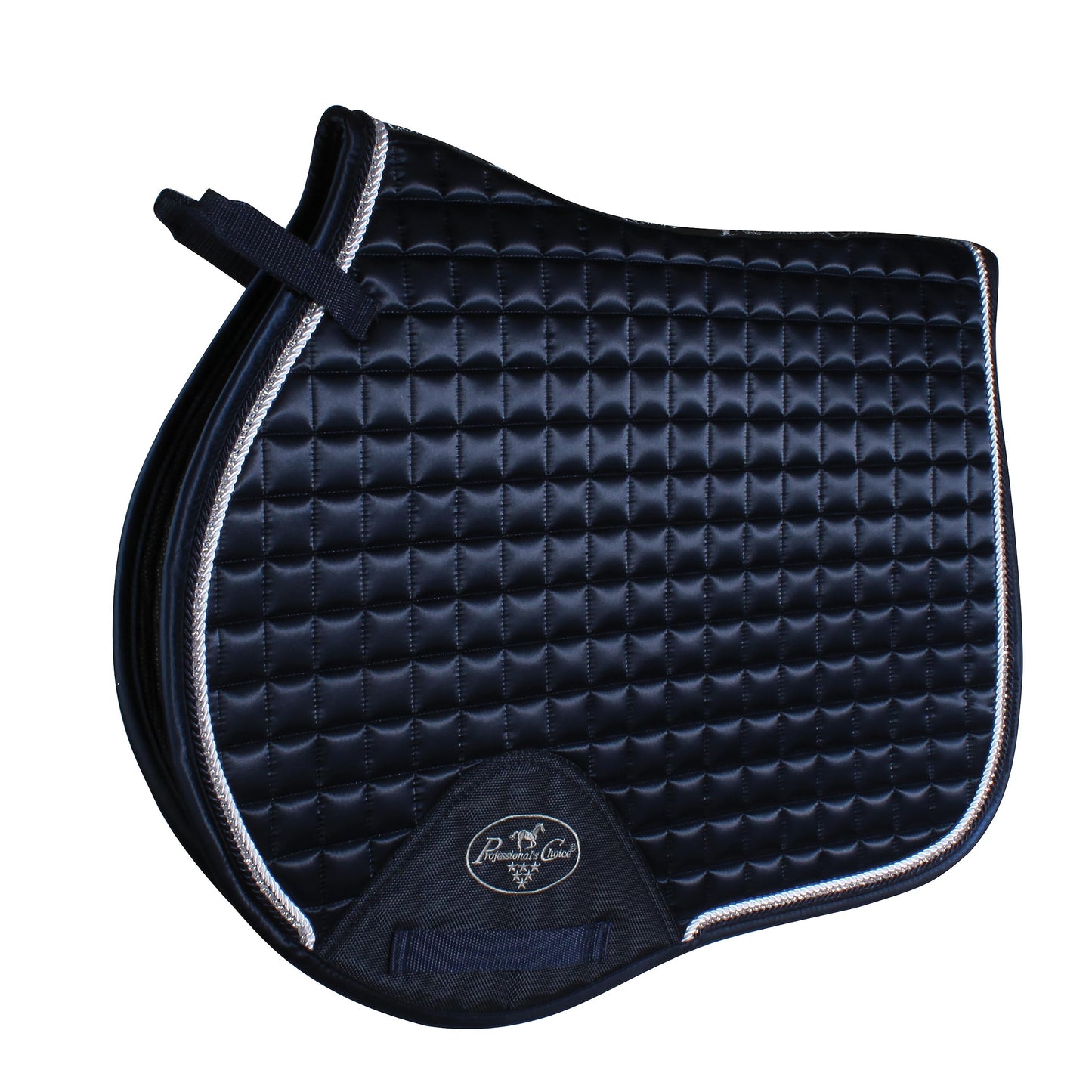 Professional's Choice VenTECH Satin English Jump Saddle Pad - Breathable Non-Slip - 21.5" Spine x 20.5" Drop