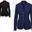 Shires Aubrion Oxford Ladies Show Jacket - Black Perforated Technical Stretch Competition Coat - Multiple Sizes