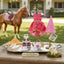 Lifestyle photo of Breyer Piper's Pony Tales Princess Tea Party Adventure #8511 - 8-Piece Doll & Pony Accessory Set