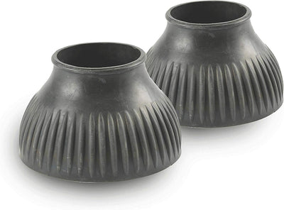 Shires Pull ON Ribbed Bell Boot 87689 - Hooves and Paws