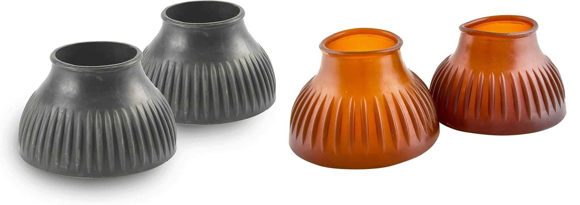 Shires Pull ON Ribbed Bell Boot 87689 - Hooves and Paws