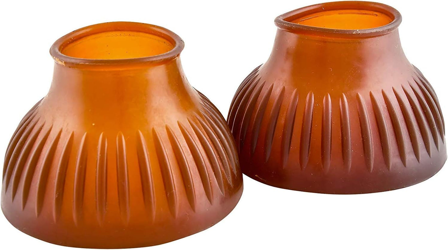 Shires Pull ON Ribbed Bell Boot 87689 - Hooves and Paws