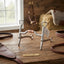 Lifestyle photo of Myler Flat Shank Horse Bit with 05 Sweet Iron Mouthpiece and Copper Roller - 5" Mouth