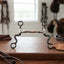 Lifestyle photo of Myler 03 Black Seven Shank Bit - MB 03 Sweet Iron Comfort Snaffle with Copper Inlay - 5" Mouth, 7" Shank