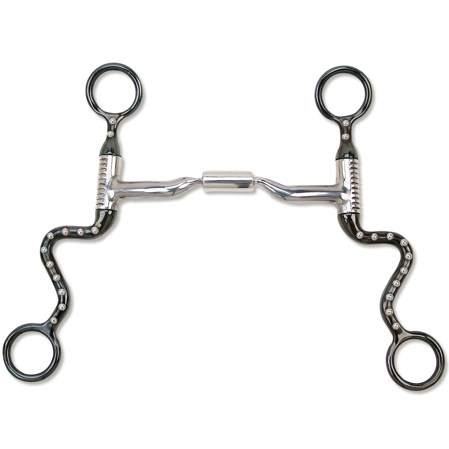 Myler Black Steel Seven Shank with Low Port Comfort Snaffle MB 04 89 - 13045 - Hooves and Paws