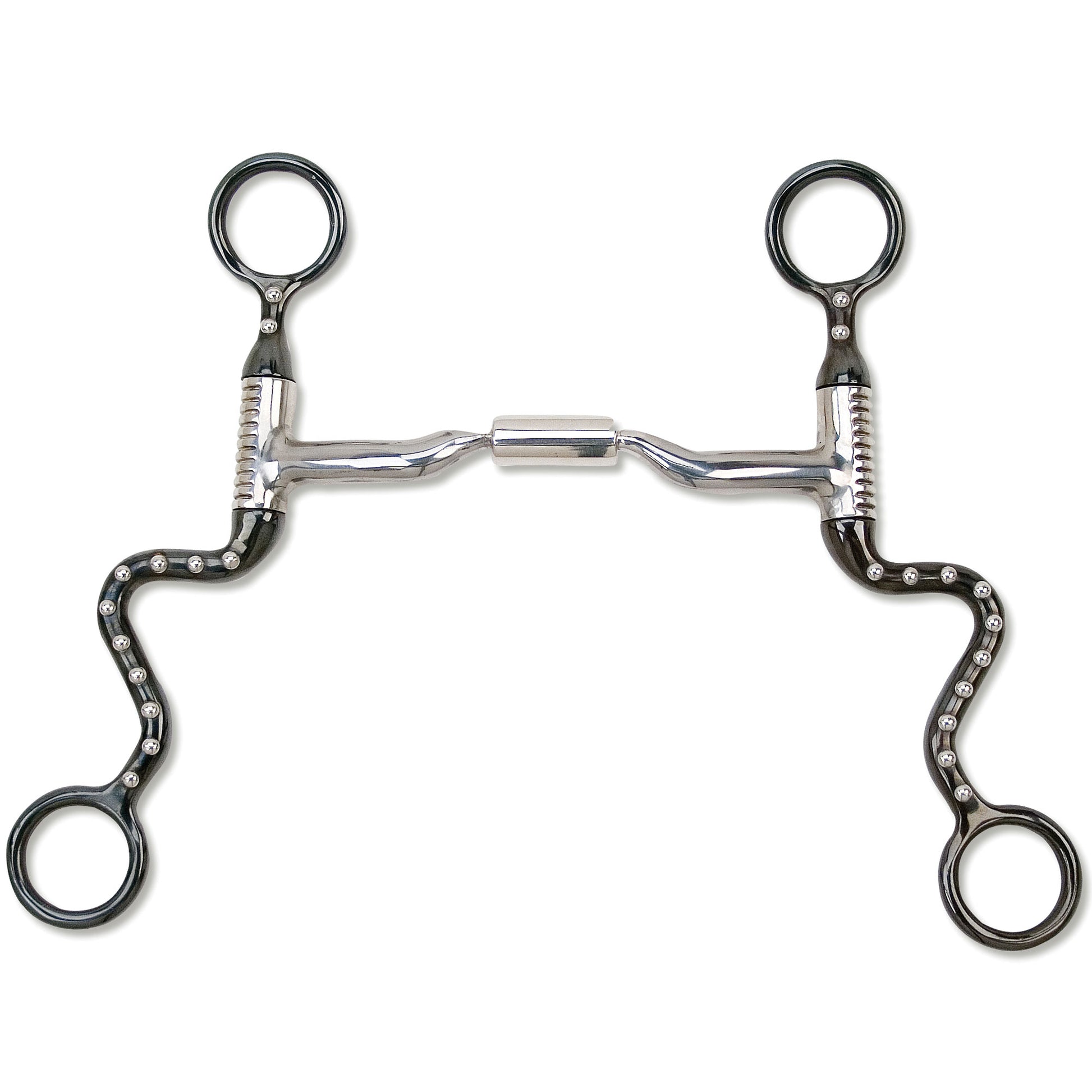 Myler Black Steel Seven Shank with Low Port Comfort Snaffle MB 04 89 - 13045 - Hooves and Paws