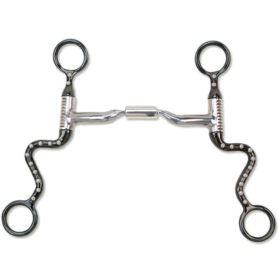 Myler Black Steel Seven Shank with Low Port Comfort Snaffle MB 04 89 - 13045 - Hooves and Paws