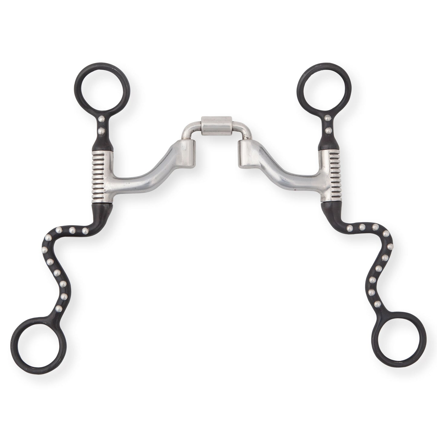 Myler Black Steel Seven Shank with Correctional Ported Barrel MB 41PB 89 - 13425 - Hooves and Paws