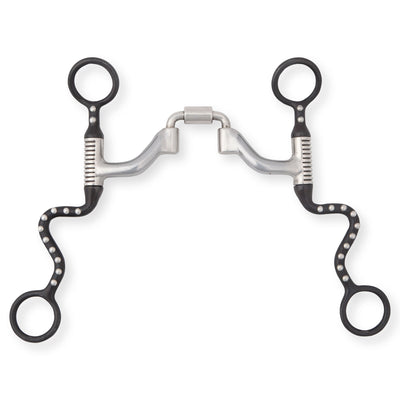 Myler Black Steel Seven Shank with Correctional Ported Barrel MB 41PB 89 - 13425 - Hooves and Paws