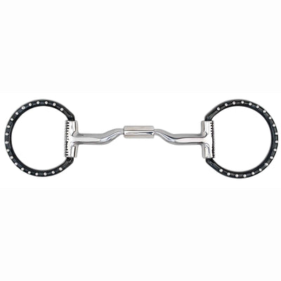 Myler Black 5" Steel Western Dee with Low Port Comfort Snaffle MB 04 89 - 16045 - Hooves and Paws