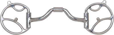 Myler Bits 5" Western Dee with 2 Hooks and Sweet Iron Ported Barrel MB 33 89 - 19335 - Hooves and Paws