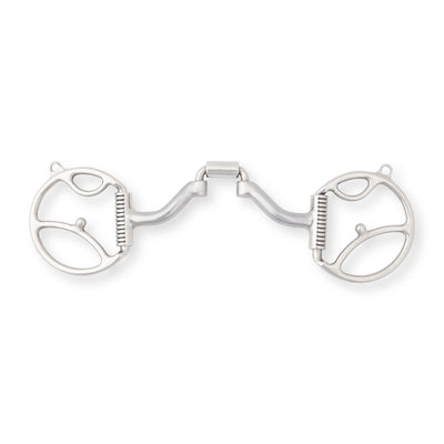 Myler 5" Western Dee with Hooks and Correctional Wide Port MB 41PBW - Hooves and Paws