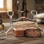 Lifestyle photo of Myler HBT Shank Correctional Wide Port Bit MB 41PBW - 5" Mouth - Sweet Iron & Copper Inlay - Level 2-3