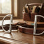 Lifestyle photo of Myler English Pony Dee with Hooks Bit - 4 1/2" Sweet Iron & Copper Mullen Barrel Low Port MB06 Level 2-3