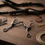 Lifestyle photo of Myler MBL Short Shank Bit with Correctional Wide Port MB 41PBW - 5.5" Sweet Iron with Copper Inlay